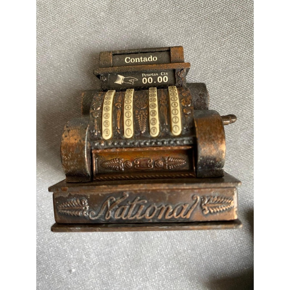 Vintage Metal Die-Cast Pencil Sharpeners Miniature Office Lot Of 3
